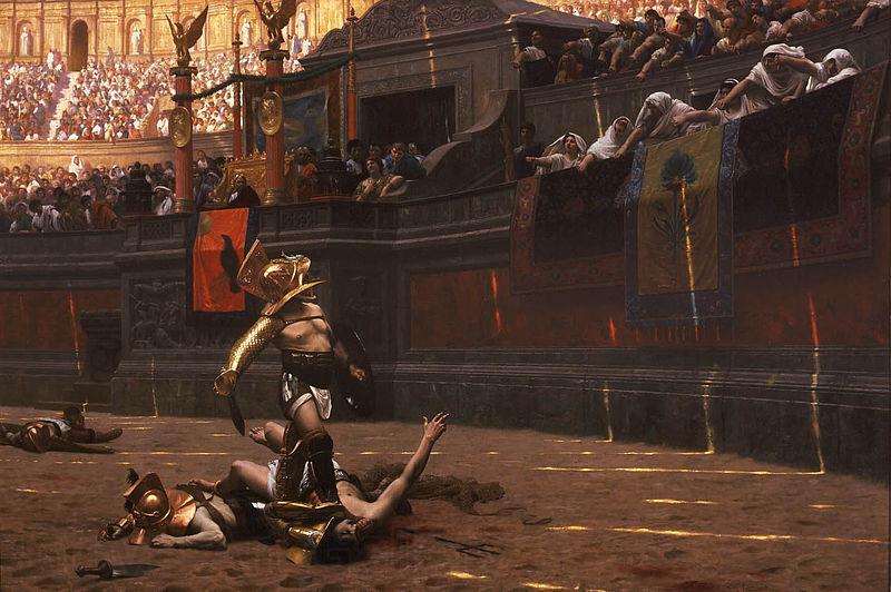 Jean Leon Gerome Pollice Verso Germany oil painting art